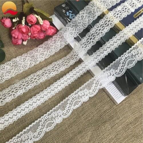 !2.2-3.5cm S1070 white multi-color Diy sewing garment accessories ribbon manual cotton lace sewing wedding dress scrapbook