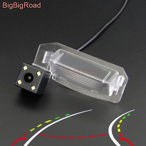 BigBigRoad Car Intelligent Dynamic Track Rear View Backup Parking Camera For Peugeot ION Night Vision Waterproof