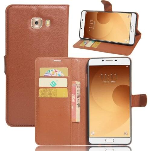 Smartphone case for samsung Galaxy C9 pro,100pcs/lot,Luxury TPU leather shell for Galaxy C9 pro case,free shipping,2016 hot sale