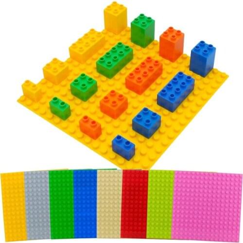 City Blocks Single Sales Big Particles 16*16 Colorful Bottom Plate For Small Brick Floors Small Base Plate Childrens Gift Toys