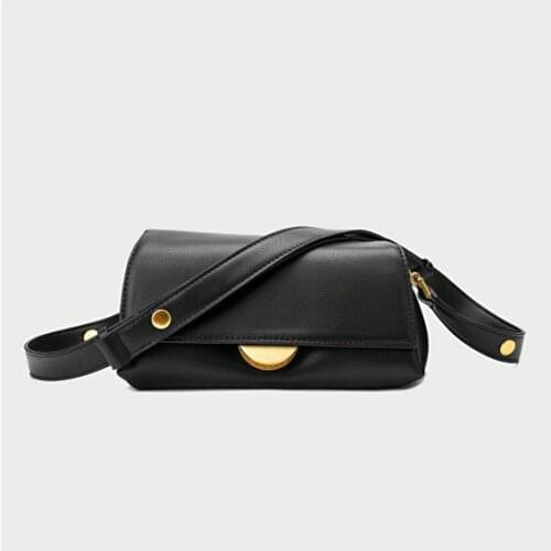 Classic women small shoulder bag split leather casual crossbody bags