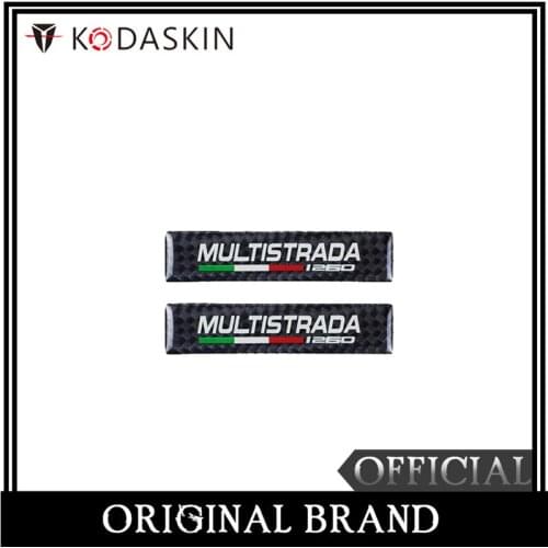 KODASKIN Motorcycle 3D Carbon Timing Belt Cover Front and Rear Decal for Ducati MULTISTRADA1260