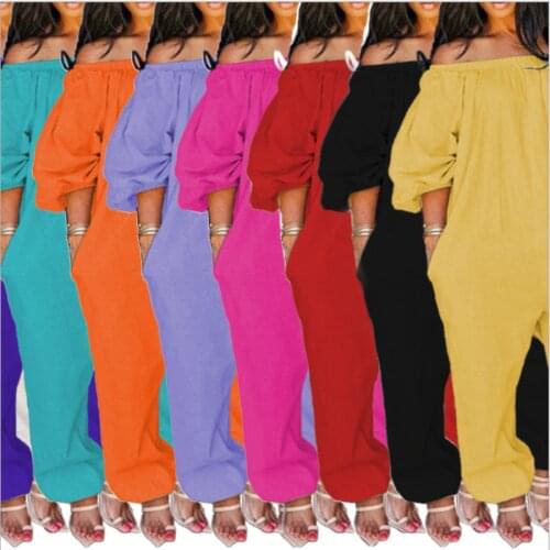 White One word led long sleeve women jumpsuits casual office lady fashion women bodysuits high street romper