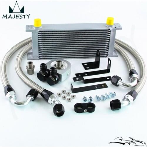 Direct Fits For honda S2000 00-09 16 Row Bolt On Engine Oil Cooler Hose Adapter Kit