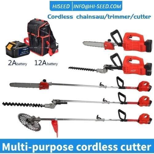 Woodworking lithium chainsaw logging saw rechargeable household small handheld rechargeable outdoor saw