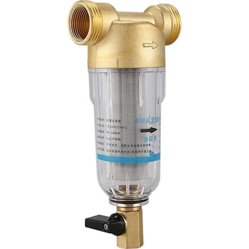 1 Inch To 3/ Inch Interface Copper Door Filter Household Cleaners Whole House Water Filter Water Purifier Central Descaling