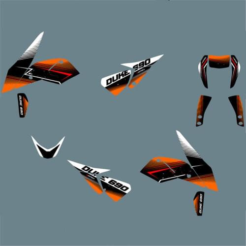 Motorcycle DUKE 690 3M Graphics Decals Stickers kits For KTM DUKE690 2019 2018 2017 2016 2015 2014 2013 2012 For KTM 690 DUKE