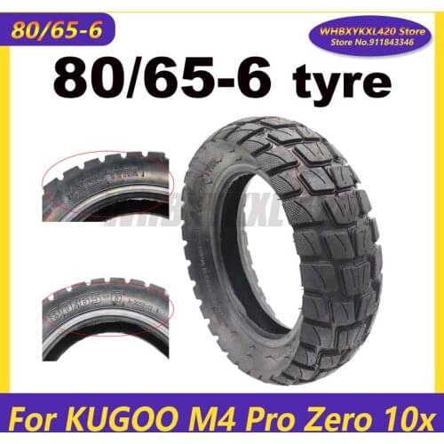 New 80/65-6 Outer Tyre for Electric Scooter E-Bike 10x3.0-6 Thicken Widen Hard Wear-resistant off Road 10 inch Tires