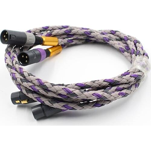 Hifi audio cable Signature S3-2 Singled-Ended XLR audio interconnect Cable pair 1M