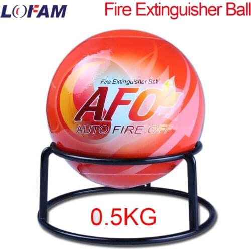 Fire Extinguisher Ball Automatic Dry Powder Extintor Fire Ball For Cars Home Fire Suppression Device 0.5KG With Mount Bracket