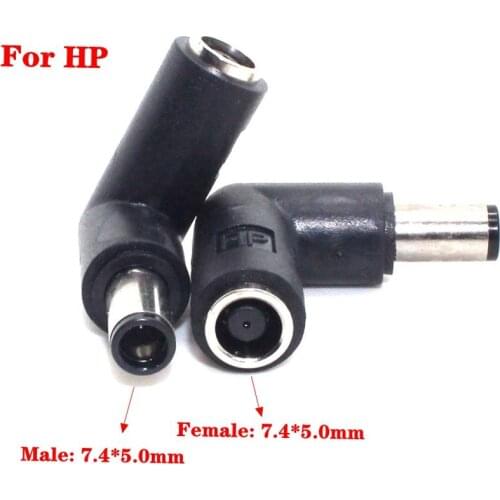7.4 x 5.0 female to 7.4 x 5.0 mm male DC Power Connector Adapter Converter 7.4*5.0 to 7.4*5.0 mm For HP DELL Laptop