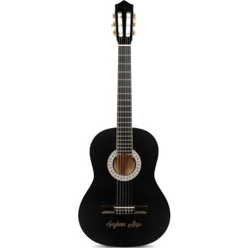 Personalized Black Classic Guitar Souvenirs Music Metal Wire Musical Instrument Black Guitar Design Picture Color Akor