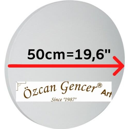 Professional Art Supply,Circle Stretched Canvas For Painting,For oilpainting acrylic..Exclusive FIVE-Time Primed Artist Canvas