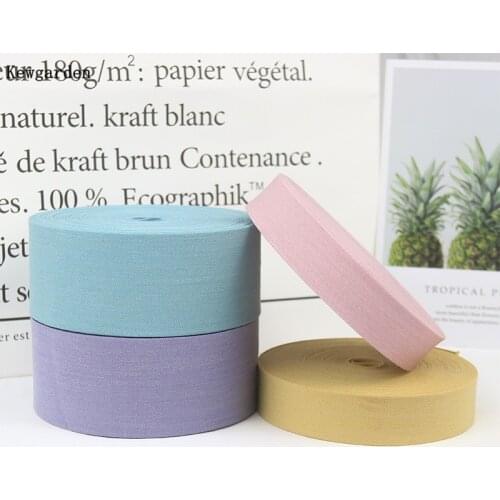 Kewgarden DIY Hair Bow Brooch Accessories Layering Cloth Fabric Ribbon 2" 1" 10mm 38mm 5cm Handmade Tape Webbing 10 Meter