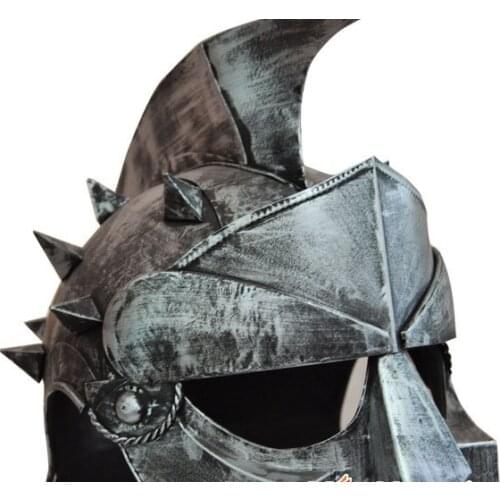 Retro medieval armor helmet simulation Iron Cross ornaments creative gifts metal crafts can be mixed batch