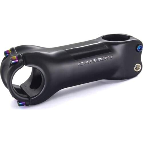 Carbon Fiber 6-degree Road Bike Handlebar Tate Mountain Bike Faucet Handlebar Stem 31.8mm Stem Folding Bike Stem