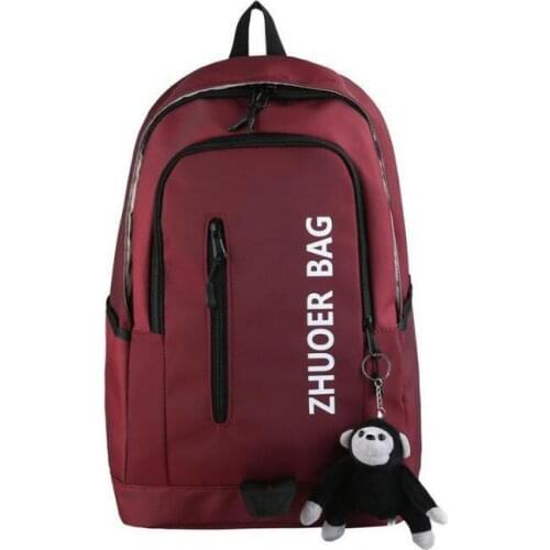 Schoolbag Male Teenage Student Large-capacity Backpack Fashion Simple Girl Backpack Unisex Waterproof Travel Laptop Bag Mochila