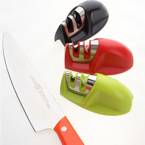 Premium Knife Sharpener Household Non Slip Professional Kitchen Whetstone 3 Stages Design kitchen gadgets and accessories