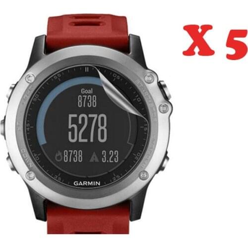 Ultra Clear HD Soft Protective Film Guard For Garmin Fenix 3/Fenix3 HR Display Protection Full Screen Protector Cover(Not Glass)