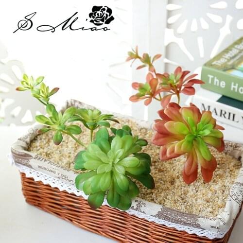 1pc Artificial Succulent Plant Landscape Simulation Leisure Home Room Garden Bonsai Arrangement Decoration DIY Simulation Potted