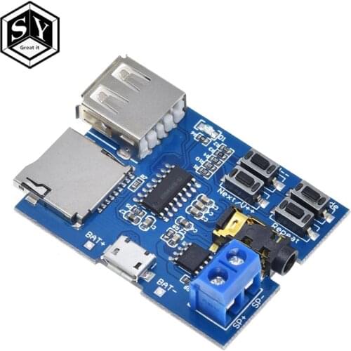 1PCS Great IT TF card U disk MP3 Format decoder board module amplifier decoding audio Player