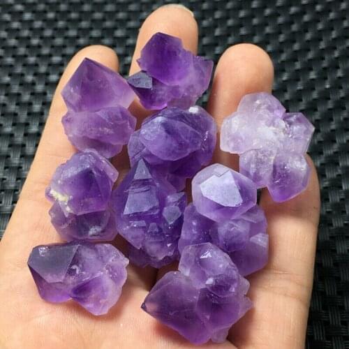100g Brazils beautiful specimens large particle amethyst mineral crystal