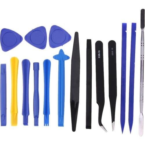 11 in 1 Cell Phones Opening Pry Repair Tool Kits Mobile Phone Screwdriver Spudger Repair Hand Tool Set for iphone Samsung Sony