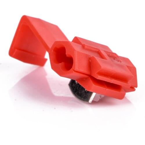 20pcs Scotch Lock Quick Splice Crimp Terminal Red Electrical Wire Connectors Mayitr 16-22 AWG