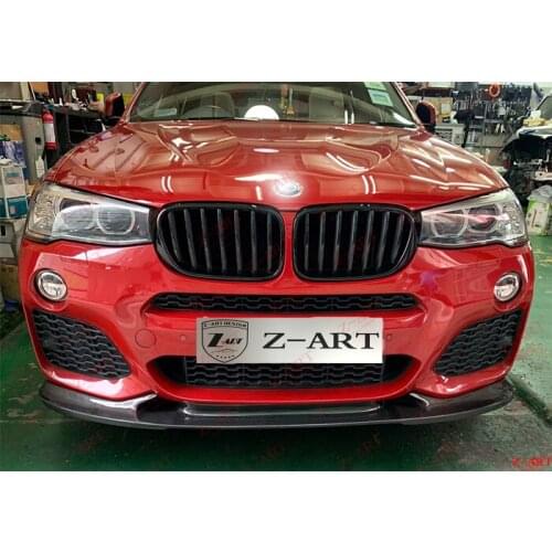 2014-2018 Z-ART for BMW F26 carbon fiber front lip for BMW X4 carbon fiber front spoiler for BMW X4 carbon fiber front chin