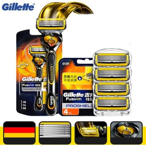 Gillette Fusion ProShiled Flexball Shaver Mens Razor Facial Beard Shave Hair Removal Compatible Razor Blades Shaving Cassettes
