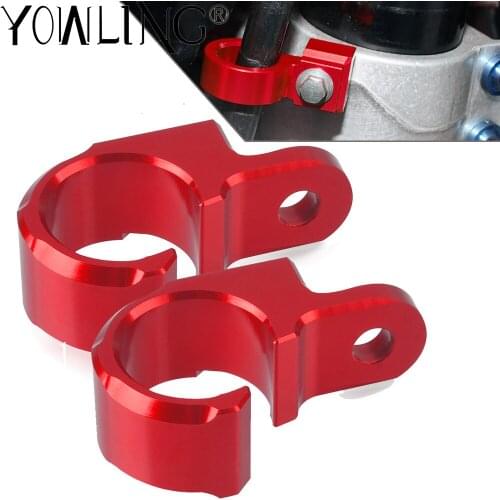 For Honda CRF250L/M CRF250L CRF250M CRF 250L 250M Dirt Bike Hose Tube Line Clamps Clip Brake Line Clamp front caliper bracket