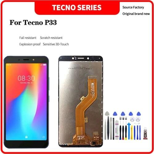 For infinix Tecno P33 LCD Display Touch Screen Digitizer Assembly For infinix Tecno P33 lcd Replacement