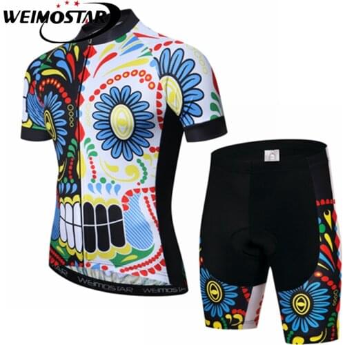 Weimostar Team Cycling Jersey Mens Sets MTB Bike Bicycle Breathable Bib Shorts Clothing Ropa Ciclismo Bicicleta Maillot