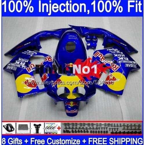 Injection OEM For HONDA CBR250RR CBR 250RR 1990 1991 1992 1993 1994 135MC.44 yellow blue CBR250 RR MC22 95 96 97 98 99 Fairing