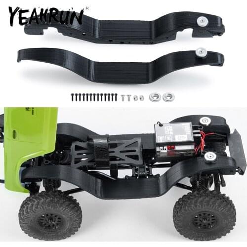 YEAHRUN Front Rear Tires Wheels Cover Guard Fender Mudguard Liner for Axial SCX24 90081 1/24 RC Car Truck Spare Part Accessories