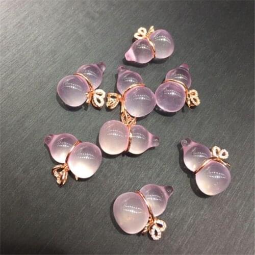 Natura Crystal Gourd Pendant Female Fashion Necklace DIY