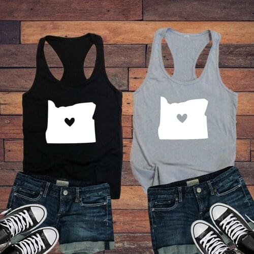 Undershirt Singlet Sleeveless Hipster Garment Choose Your State (Heart) Tank Top Graphic Slogan Fast Delivery Goth Vest