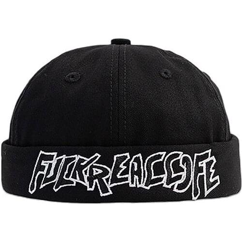 Mens Womens Beanies Caps Brimless Sailor Doucker Caps Letter Embroidery Cotton Beanie Hat For Male Female New