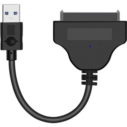 New USB 3.0 to SATA Adapter Converter Cable 22pin SATAIII SATA3.0 USB3.0 to SATA 3 Adapters ASM1053e Chip for 2.5" SATA HDD SSD