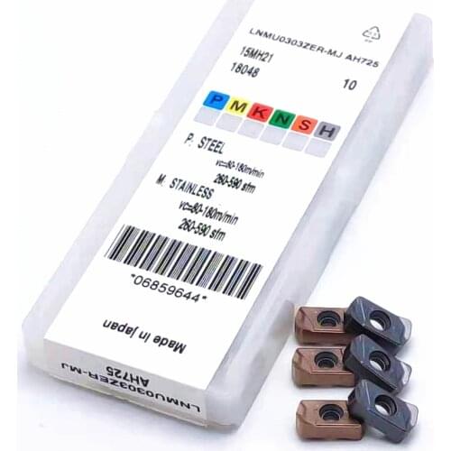Turning insert LNMU0303ZER MJ AH130 LNMU0303ZER MJ AH725 Carbide insert cutting insert LNMU 0303
