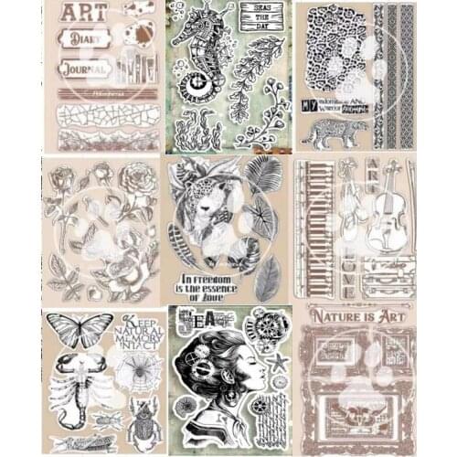 RetroTransparent Clear Silicone Stamp/Seal for DIY scrapbooking/photo album Decorative clear stamp A7251