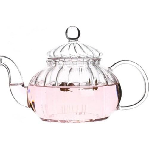 Glass Tea Pot Set Teapot Tea Set kettle Giftset Heat-resistant Glass Flower Tea pot coffee pot bottle small tea bottle