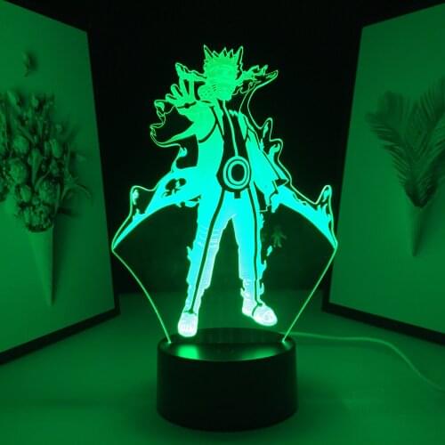 Anime 3D LED Nightlight Acrylic Lamp for Cool Child Birthday Gift Kid Bedroom Decoration Light Manga Figure led Table Lamp