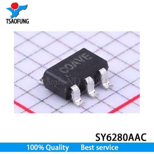 SY6280AAC CO*** CO SY6280 SY6280A SOT23-5 New original