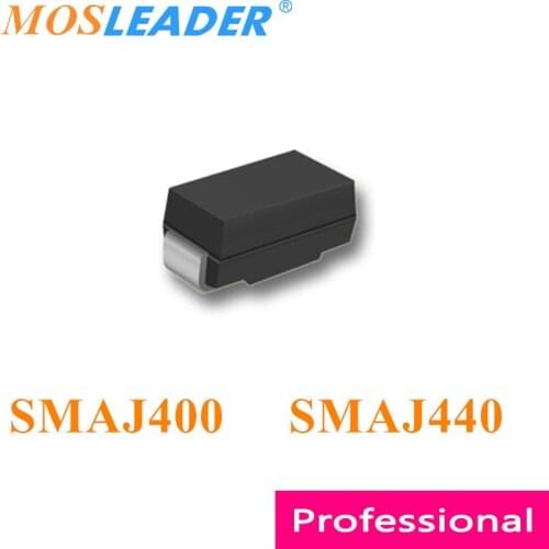Mosleader 1800pcs SMAJ400 SMAJ440 SMA TVS SMAJ400A SMAJ440A DO214AC SMAJ400CA SMAJ440CA Chinese