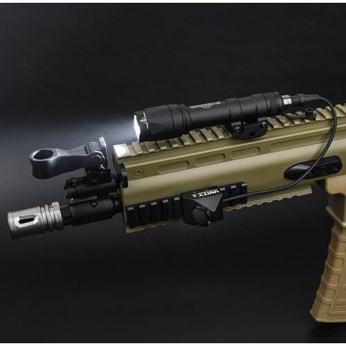 WADSN Tactical Flashlight M600C M600 SF Dual Fuel LED Scout Light Fit 20mm Picatiny Rail 340 Lumens Softair Torch Weapon Lights