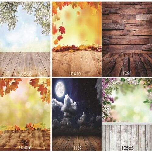 ZHISUXI Vinyl Custom Photography Backdrops Prop Wooden Planks Photography Background JL-29