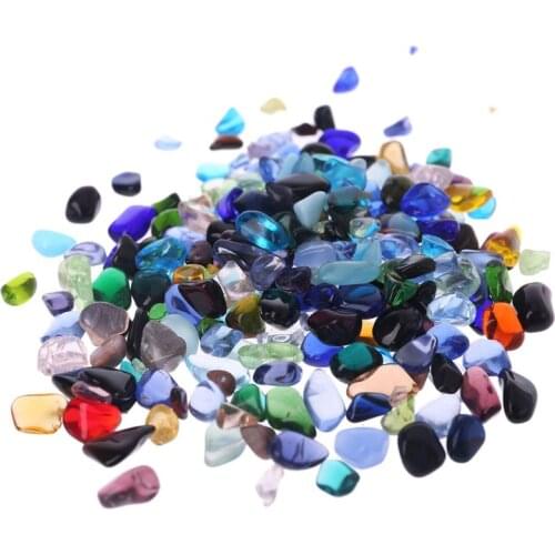 1Bag Natural Stone Pebble Crystal Gravel Flowerpot Fish Tank Aquarium DIY Decor
