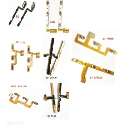 10Pcs Power Button Volume Key Side Button Flex Cable For Moto G5 G6 G7 G8 G9 Plus Play Power One Action Hyper Macro G 5G G30