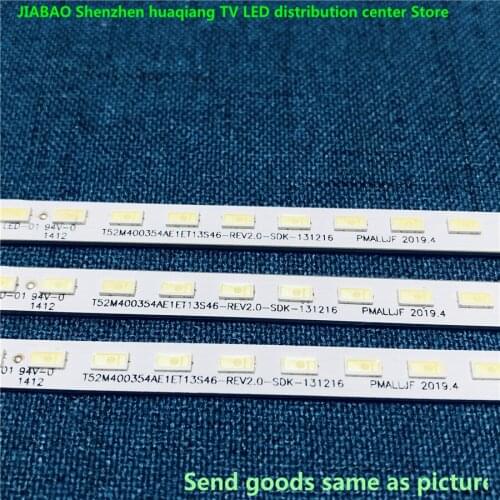 2pieces/lot 515mm LED Blacklight strip 72leds for TCL TV L40A71C T52M400354AE1ET13S46-REV2.0